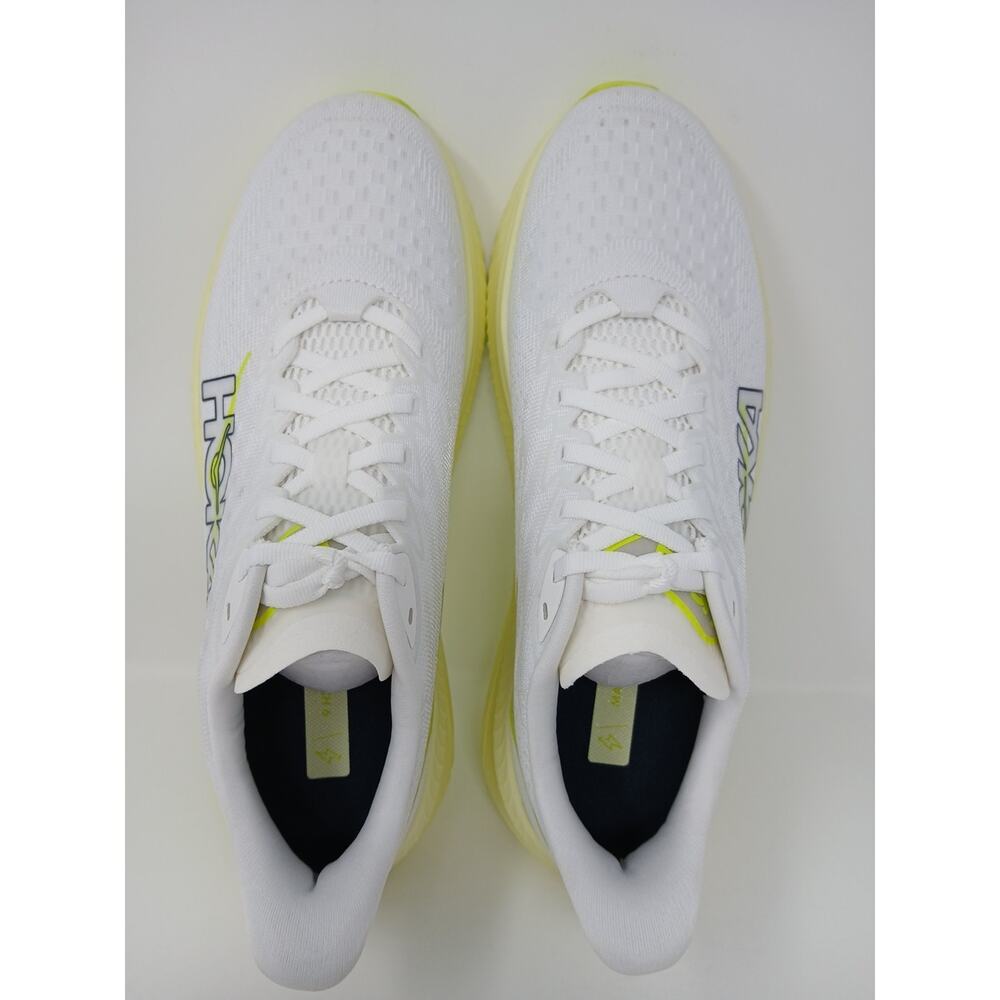 HOKA Mach 6 in the White Neon Hoka Citrus Women’s US Size 10.B New 1147810/WNH - Picture 11 of 16